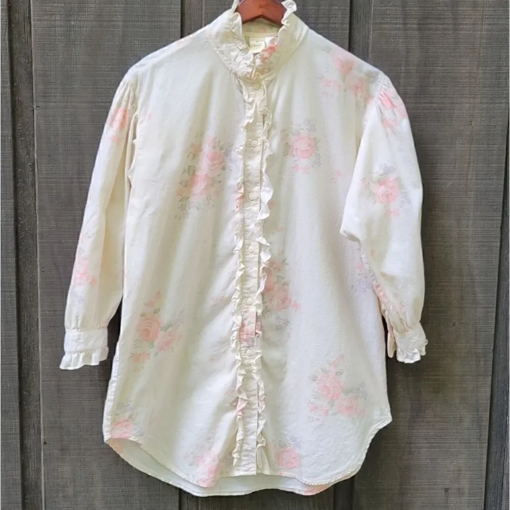 Vintage Crown GOLD Label Victoria's Secret Nightgown M